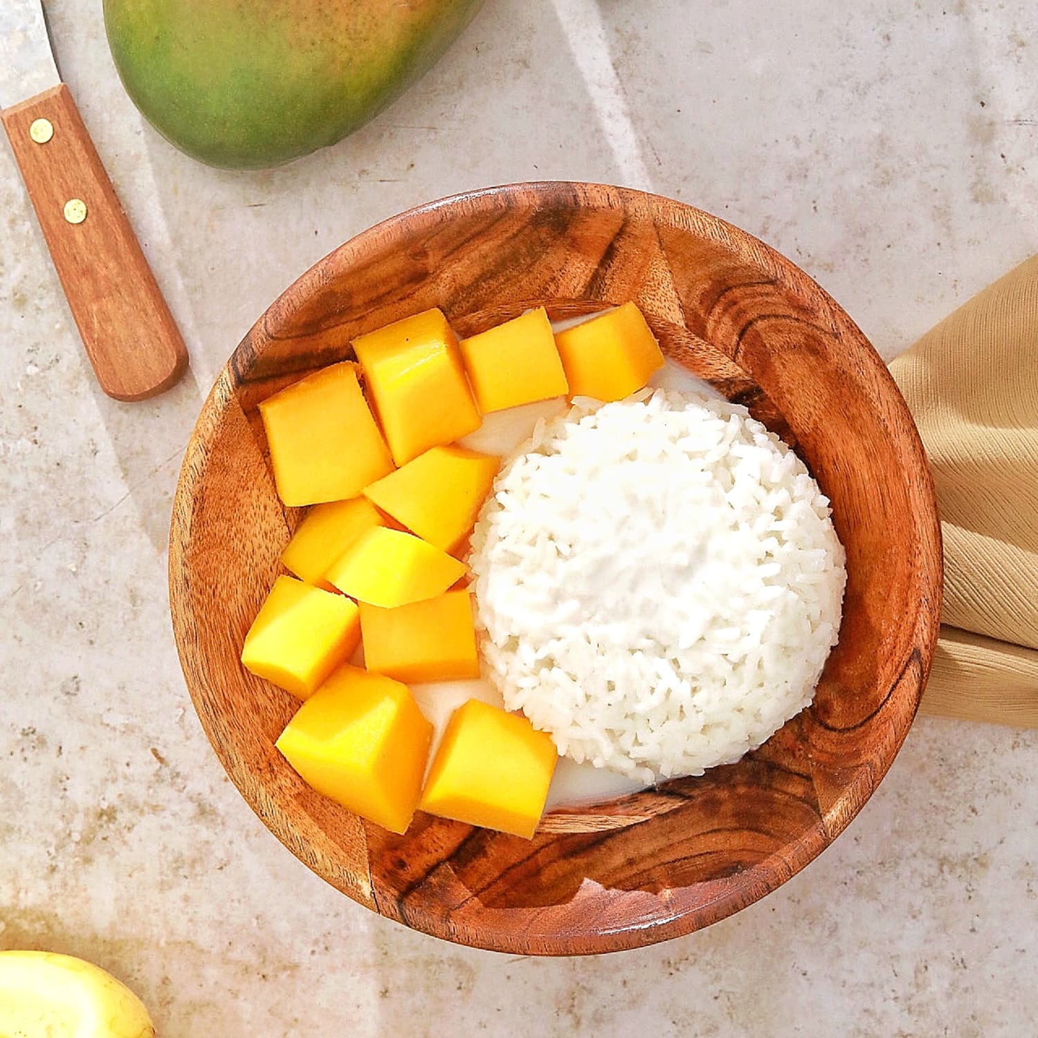 Sticky Rice with Mango or Bananas